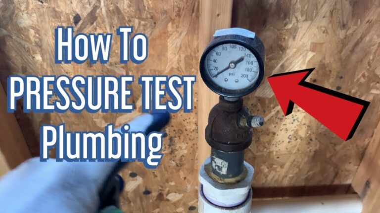 How To Pressure Test Plumbing?