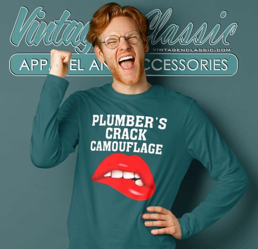 Plumber’s Crack Camouflage T Shirt