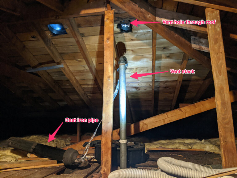 Can You Vent Plumbing Into Attic?