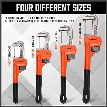 How Are Pipe Wrenches Sizes?