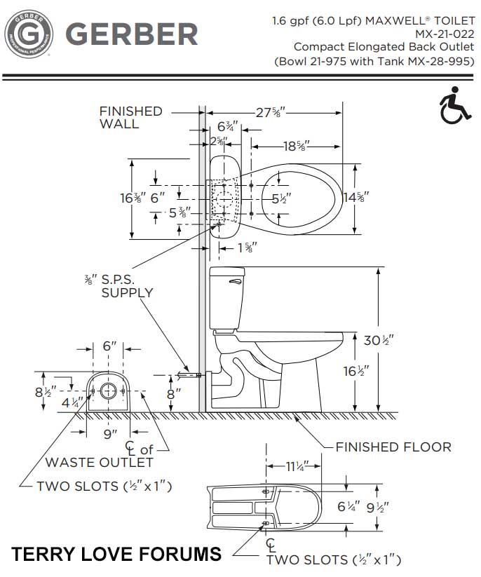 Rear Outlet Toilet Plumbing Diagram